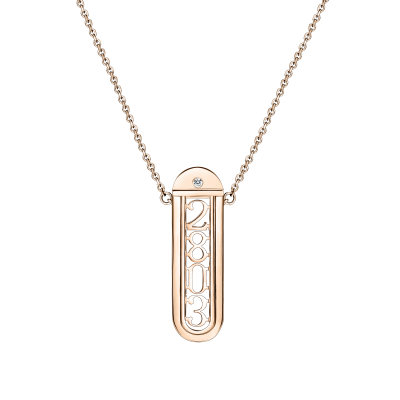 Колье-трансформер с бриллиантом