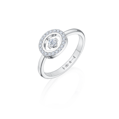 R08-TC-000-3 Кольцо (585) (1 Бр Кр-57 0,057Ct 3/5А ,20 Бр Кр-57 0,080Ct 3/5А) ШК: 2000000033372