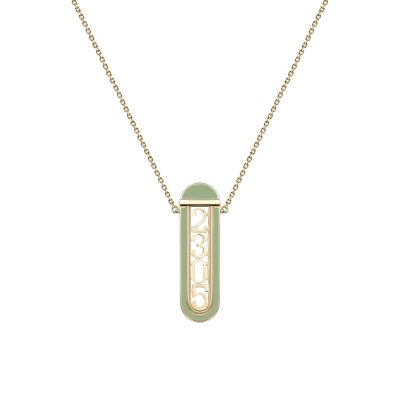 Колье-трансформер с эмалью