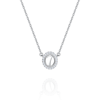 Колье "7" с бриллиантами