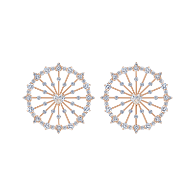 E08-SL-000-1 Серьги (585) (2 Бр Се-57 0,500Ct 3/4А ,16 Бр Кр-57 0,760Ct 3/5А ,16 Бр Кр-57 0,420Ct 3/5А ,32 Бр Кр-57 0,440Ct 3/5) ШК: 2000000041414